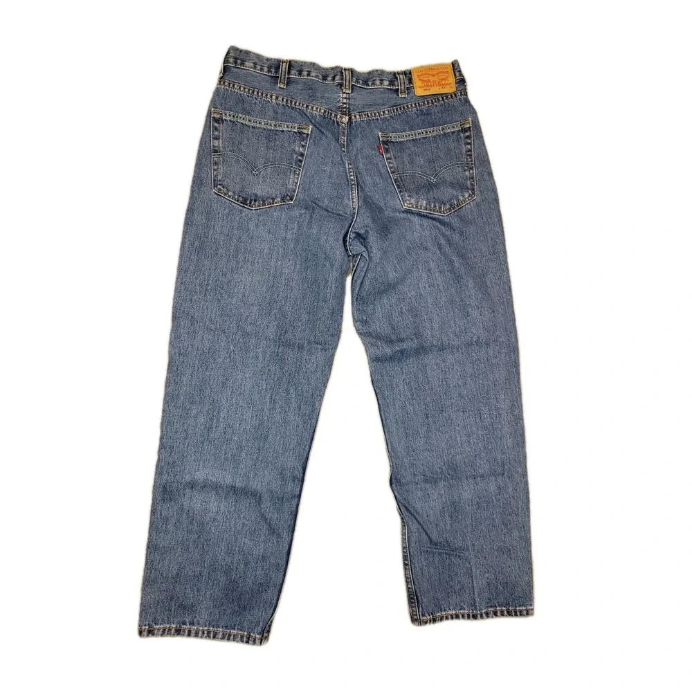 Levi's 550 Denim Jeans Men's Blue Straight Leg Fit Size W36 L28